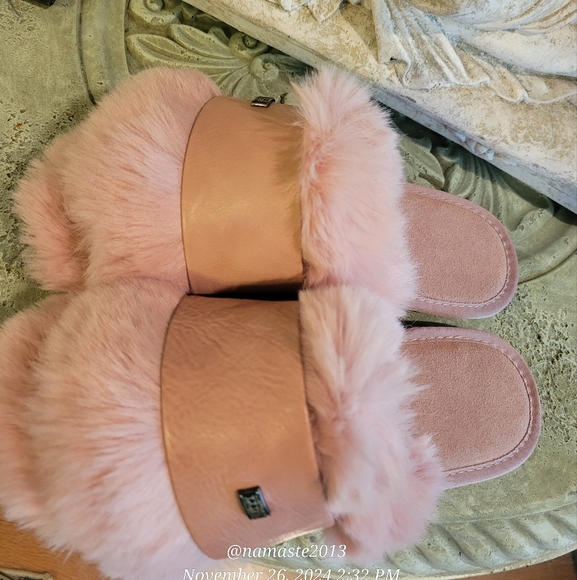 Australia Luxe Collective Slides Muchas Faux Fur Designer Luxury #139 - Picture 9 of 13